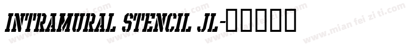 Intramural Stencil JL字体转换